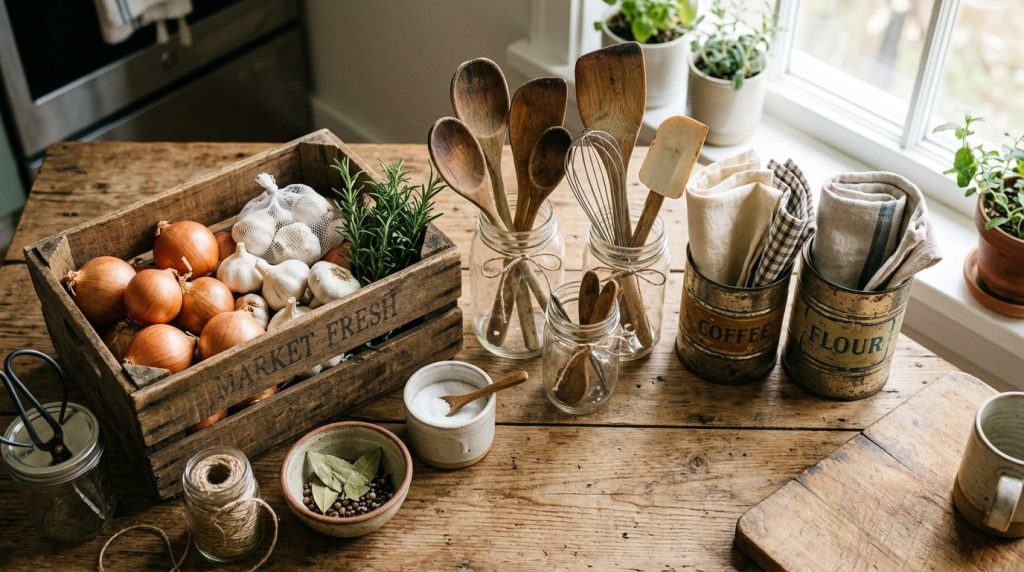 jars holding spoons on countertop 202605230235