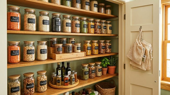 How to Organize a Sustainable Pantry (That Looks Like a Pinterest Board) image